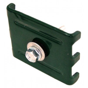 Крепление Скоба и саморез 5,5х32 RAL 6005, шт Крепление Скоба и саморез 5,5х32 RAL 6005, шт